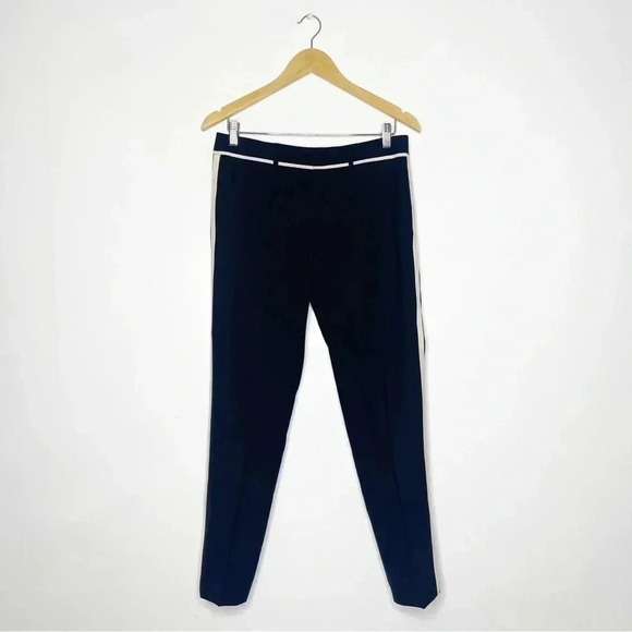 Vince Wool Pin Stripe Ankle Trousers Size 6 - Picture 5 of 6